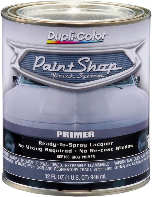 Paint Shop Finish System, Primer Grey, 32 oz. Quart (BSP100)