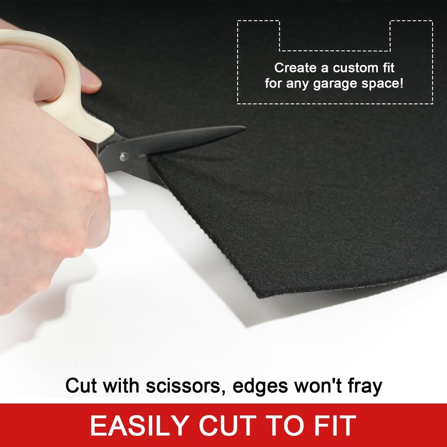 Golener Oil Spill Mat - Garage Floor Mat, Absorbent Oil Pad, Premium Maintenance Mat, Waterproof, Contain Liquid, Protect Garage Surface from Spill & Stain, Reusable, Washable, Durable, Black, 59”x72”