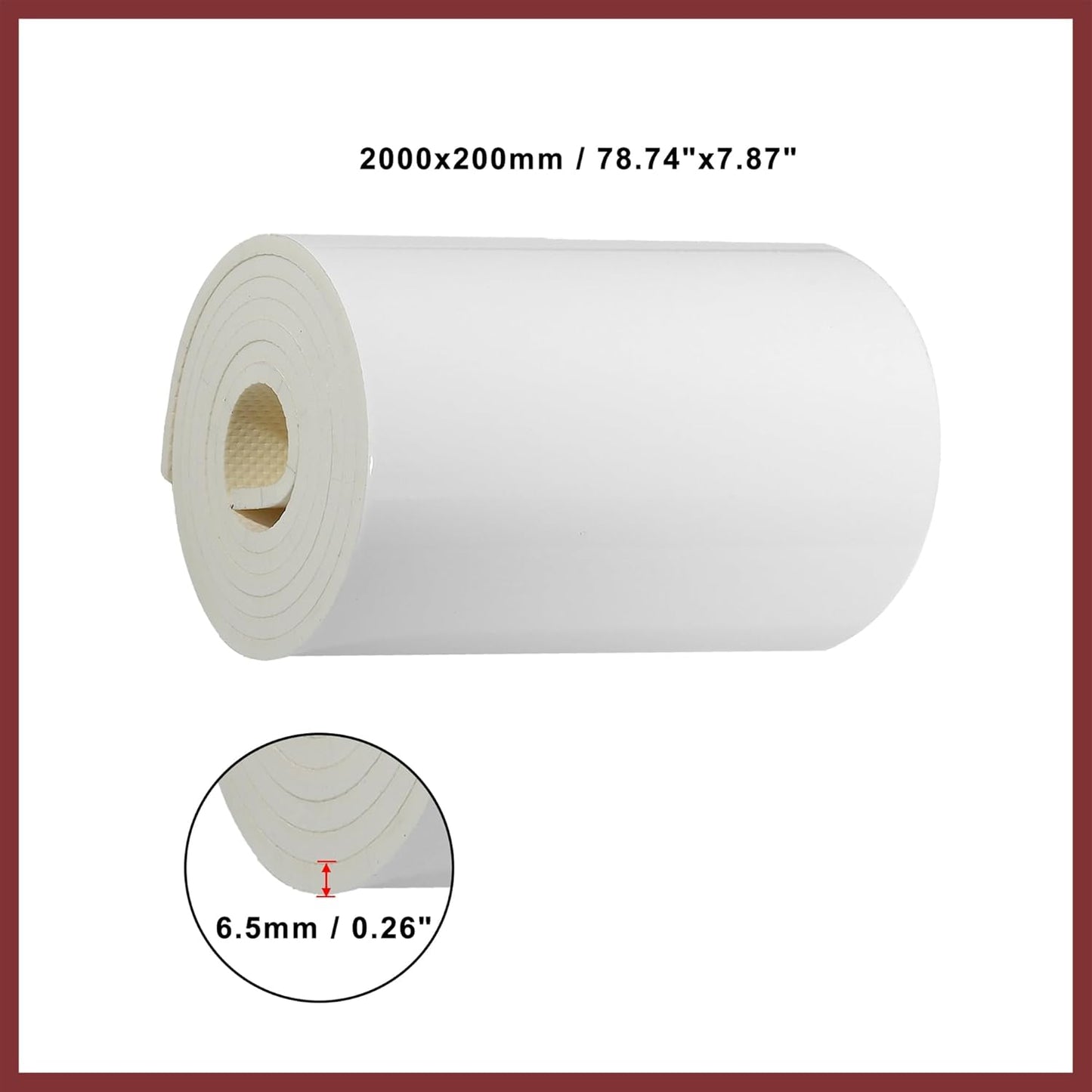 2000x200x6.5mm Car Garage Wall Guard Door Bumper Universal Protector Anti Collision Waterproof White Replace Parts