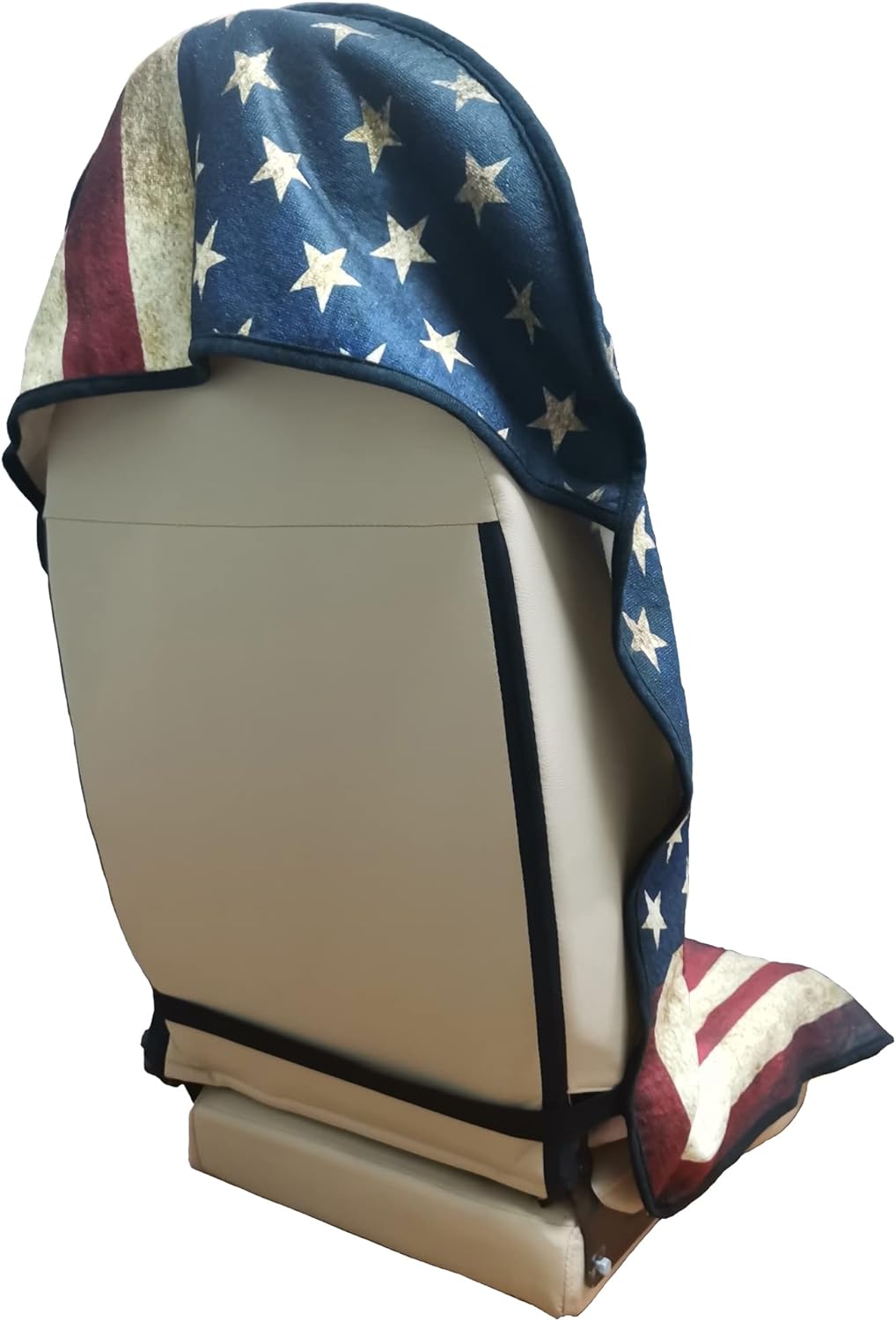 Car Seat Cover Protector Front Seats,for Gym Workout,Running,Swimming,Beach and Hiking,Waterproof Sweat Towel Bucket Seat Covers for Cars SUV Trucks (American Flag, 2Pcs)