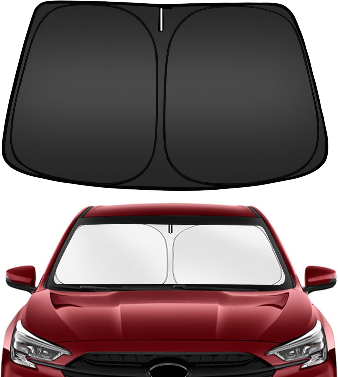 ARISMOTOR Windshield Sun Shade for S-ubaru Legacy 2020-2025, Custom Fit Foldable Front Window Sunshade Sun Visor Protector, Block UV Rays Keep Your Car Cooler