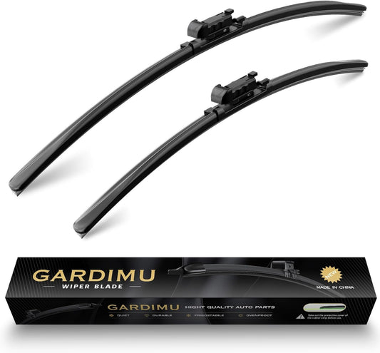 Front Windshield Wipers, 2-Piece Set for BMW 3 Series 330i 330e M340i 2019 2020 2021 2022 2023 2024 2025, Automotive Replacement Front Wiper Blades for Car Window