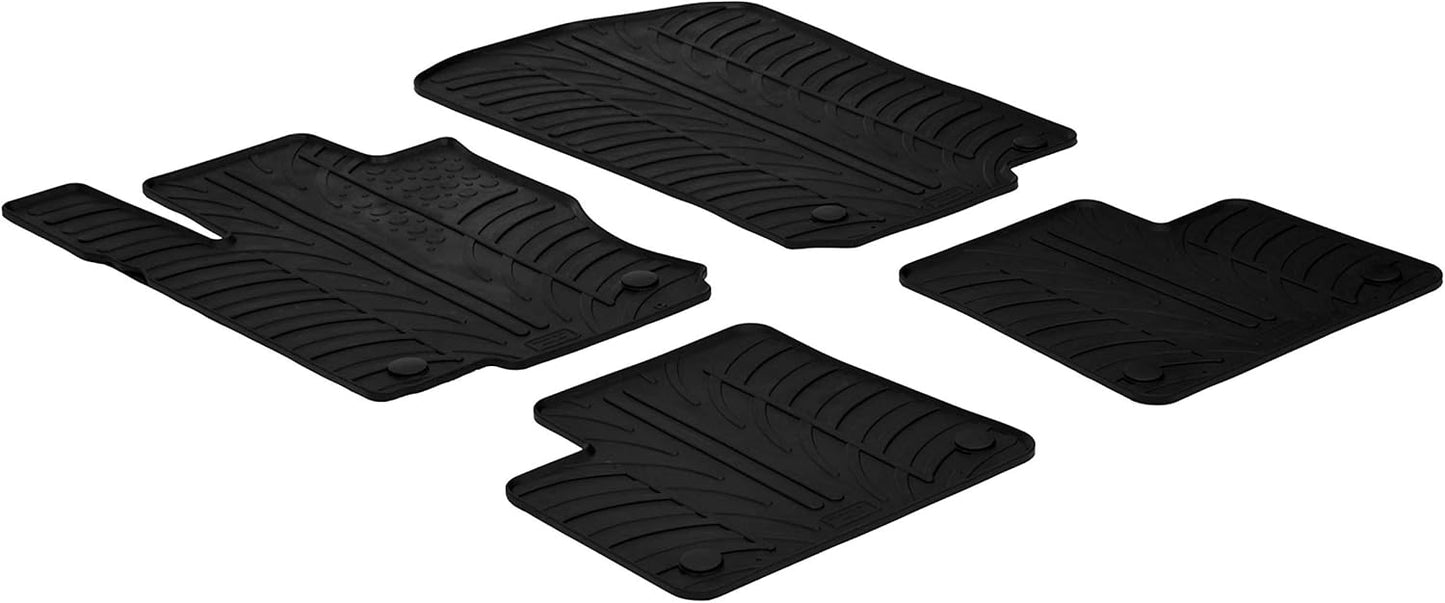 Gledring USA Custom Fit All-Weather Rubber Floor Mats Intended for Mercedes Benz GLE Class/AMG GLE 43/63 / 63S / GLE 450 AMG (W166) 2016-2019, No Trimming Required, Tailored Custom Fit