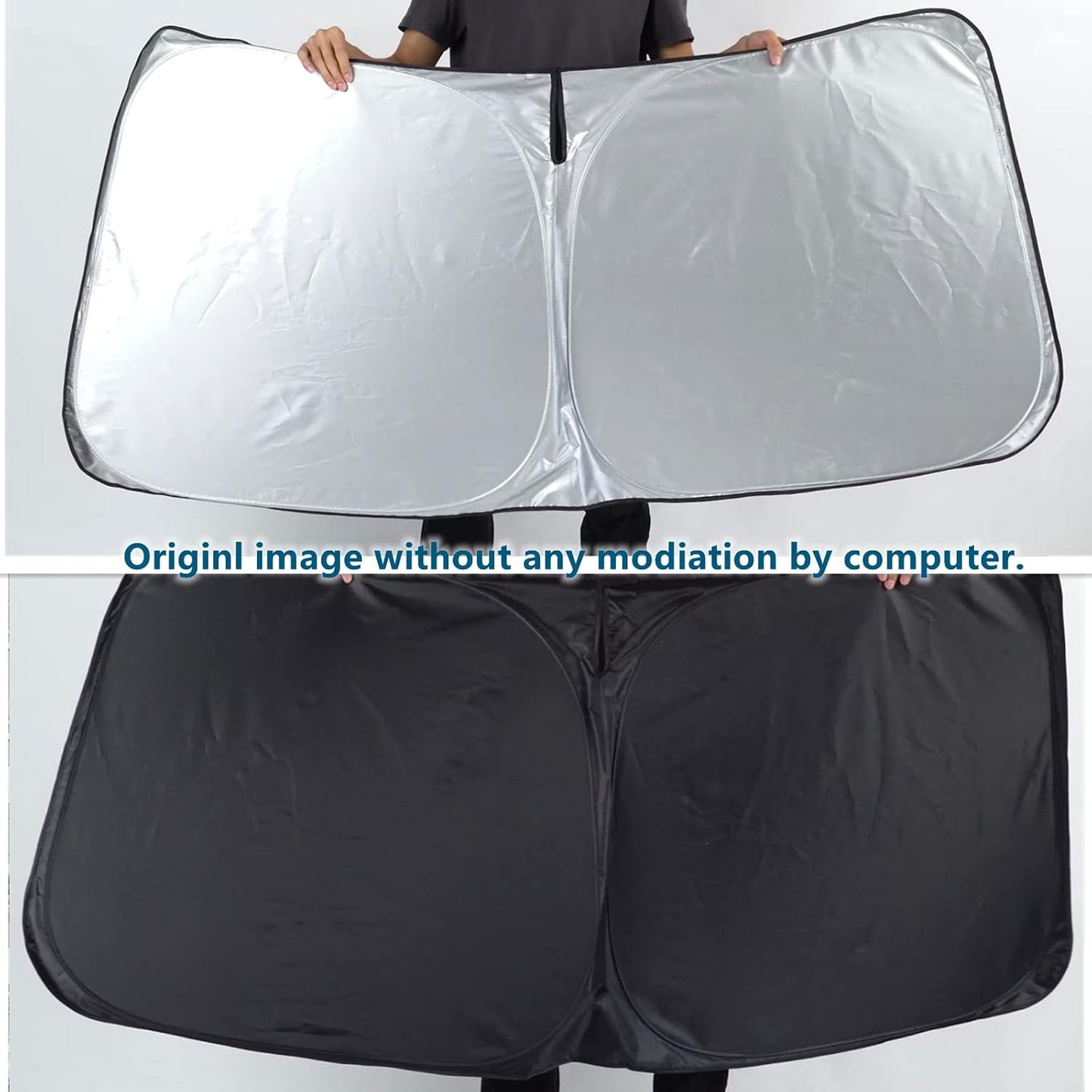 Cartist Windshield Sun Shade Compatible with Kia Telluride 2020 2021 2022 2023 2024 2025 Foldable Car Front Window Sunshade Accessories Sun Visor Protector