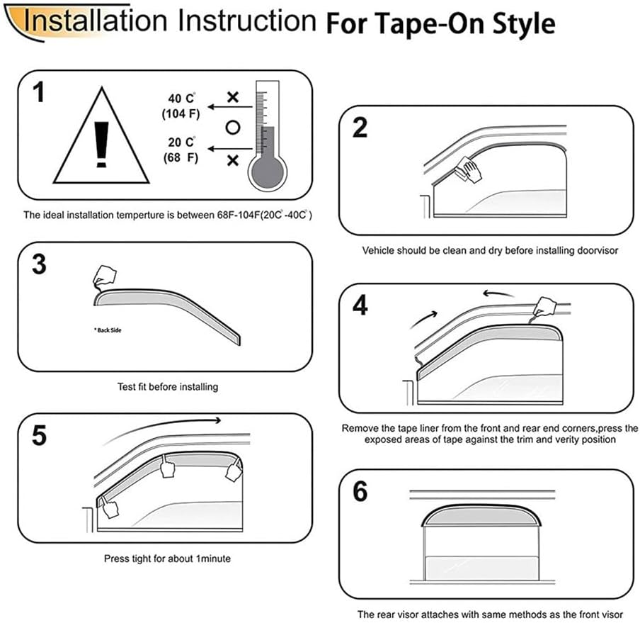 Chrome Side Window Visor Wind Vent Deflector fit for 2001-2003 ford F150 SuperCrew Cab(with 4 Full Size Doors),2002-2003 Lincoln Blackwood,4pcs Outside Mount Style Sun Rain Guards Set 94949Y