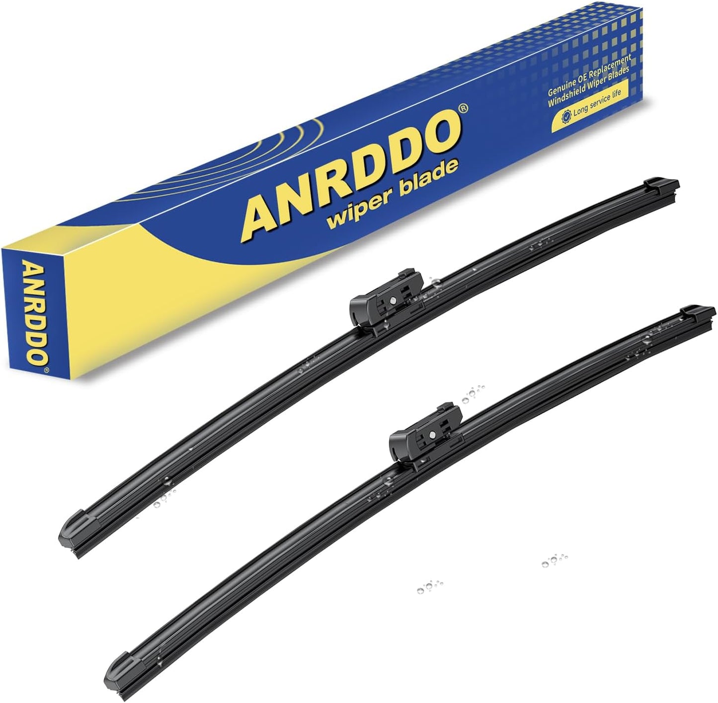 2 wipers Factory Replacement For Mazda 6 CX-5 CX-9 CX5 CX9 2017-2020 2021 2022 2023 2024 Original Equipment Replacement Windshield Wiper Blades Set - 24"+18" (Set of 2)