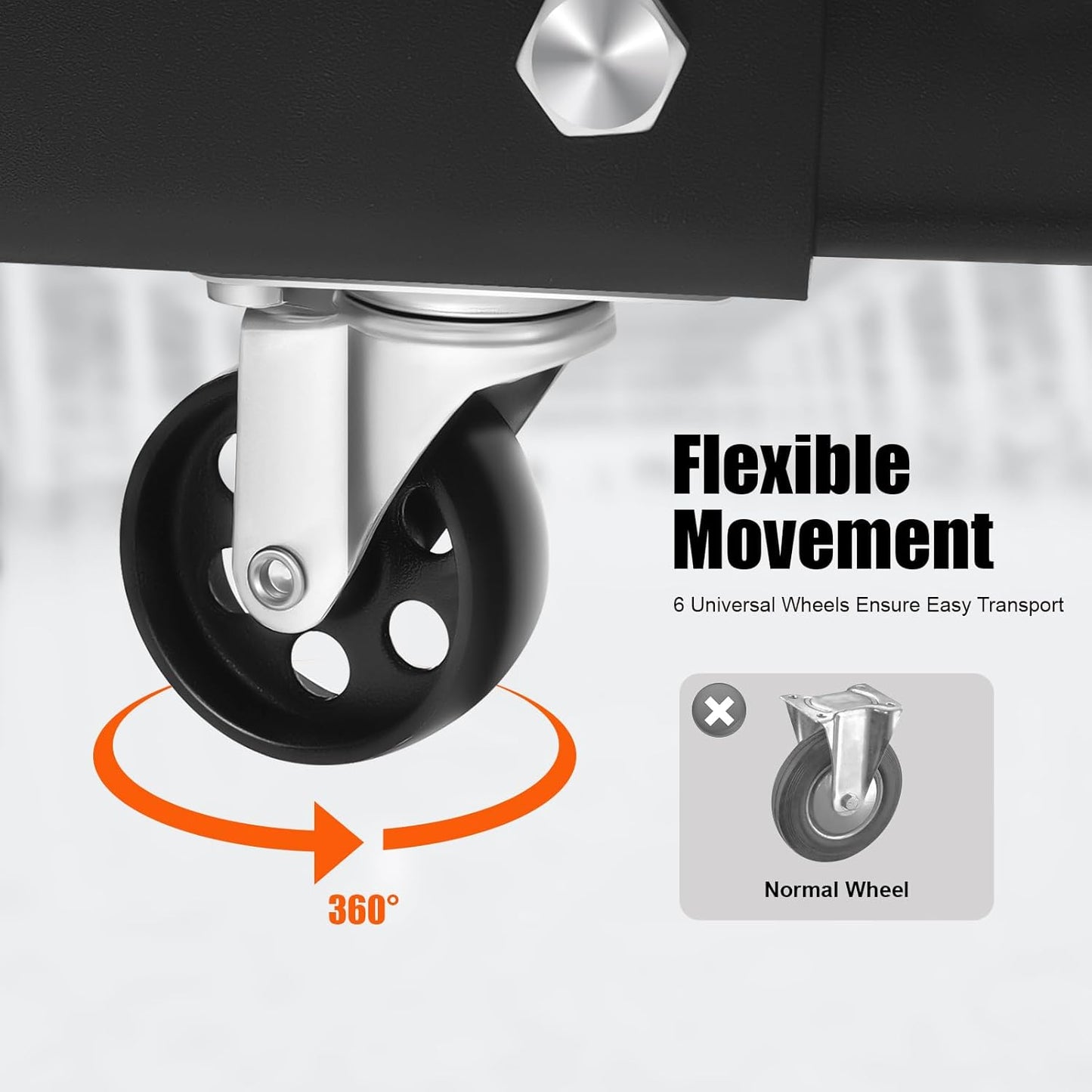 6.89Ft Folding Engine Lift 2 Ton Folding Cherry Picker Shop Crane Hoist Lift Engine Hoist with 6 Wheels Engine Crane Folding Engine Hoist for Car Fixing Workshops Garages (Black)