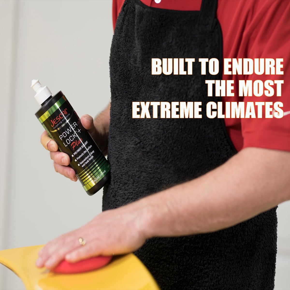 Jescar Power Lock Plus Polymer Sealant - 16oz - Durable High-Gloss Paint Sealant for Long-Lasting Protection – Easy Application, Safe for All Paint Types, Easy to Apply, Hand or Machine Application