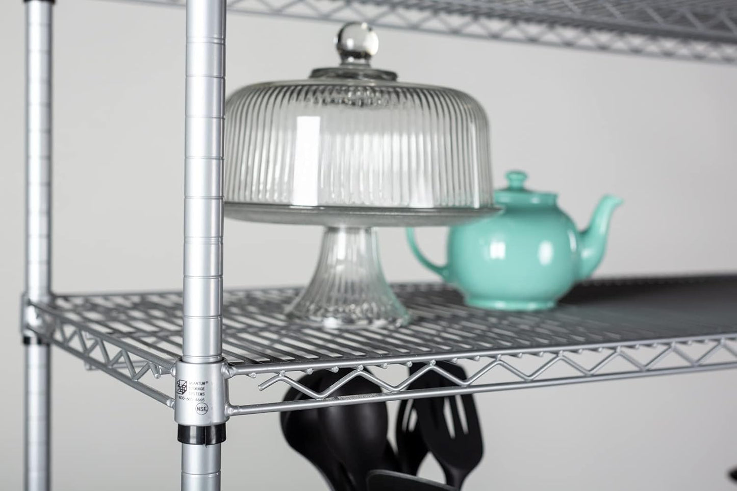 Omega 24" Deep x 30" Wide x 96" High 3 Tier Gray Starter Shelving Unit