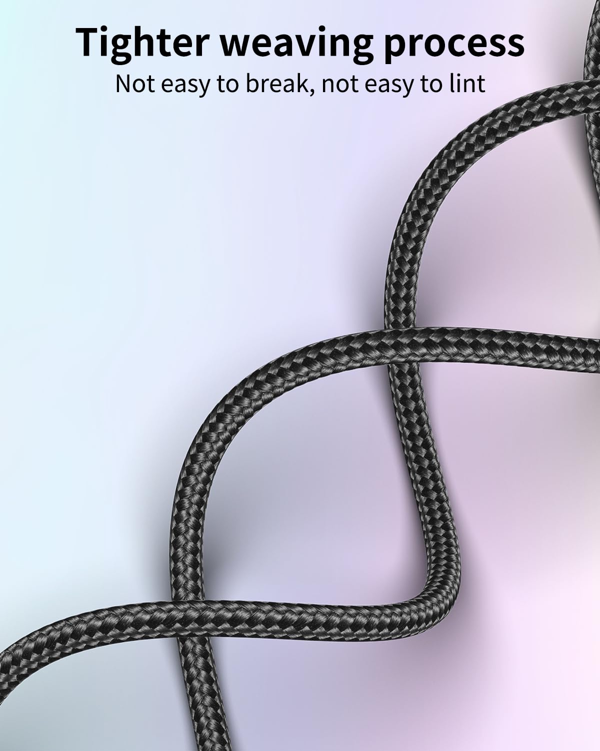 USB C to USB C Cable 3FT, 3-Pack 60W USB Type C to C Fast Charging Cable Braided 3 Foot USBC to USBC Cord for iPhone 16 15 Pro Max, Samsung Galaxy S23 S22, Moto LG, Google Pixel, iPad Air 4 (1M)