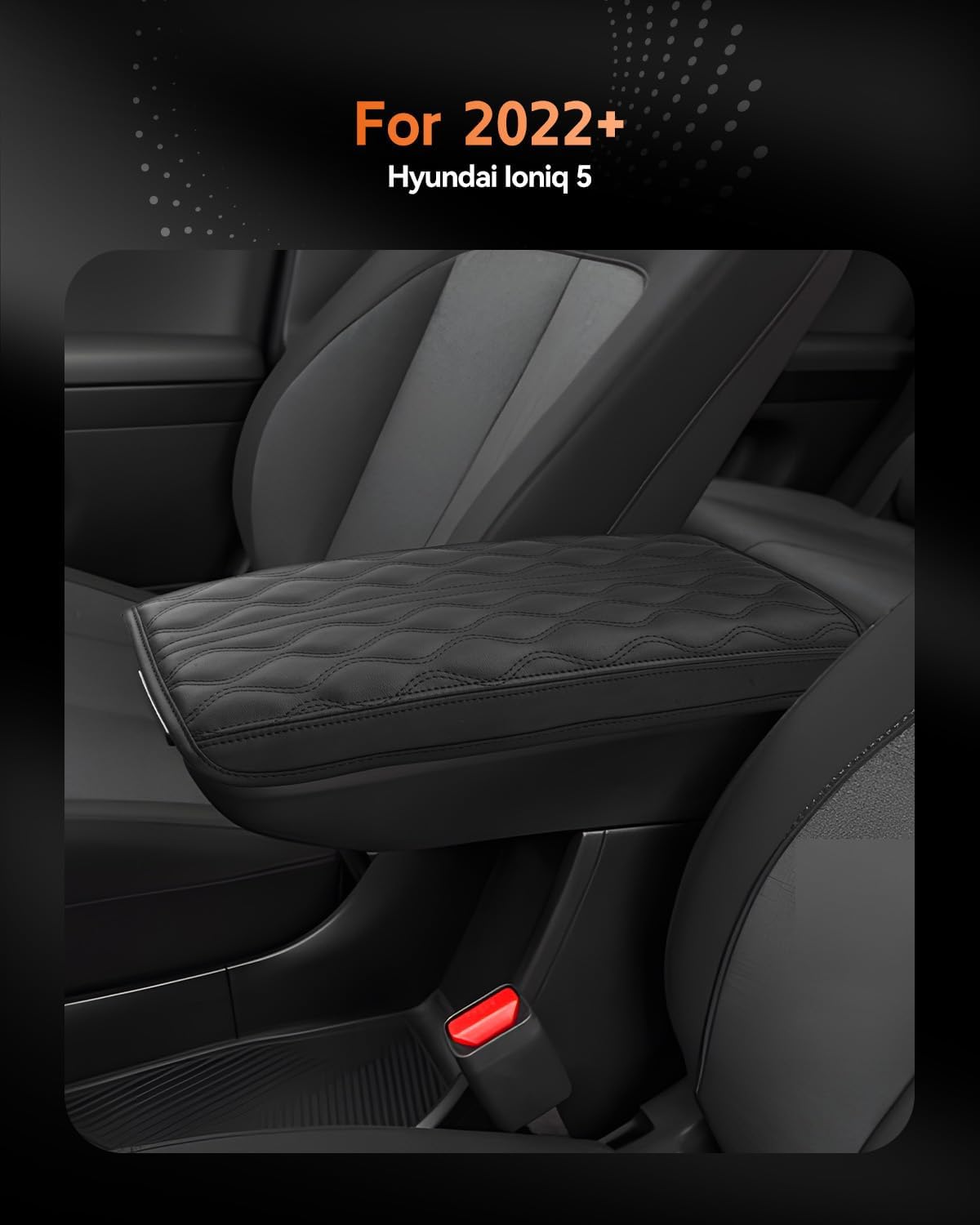 CDEFG for Ioniq 5 2022-2025 Center Console Cover Armrest Cover for Ioniq5 (SE, SEL, Limited, XRT) 2022 2023 2024 2025 Accessories Console Arm Rest Protector