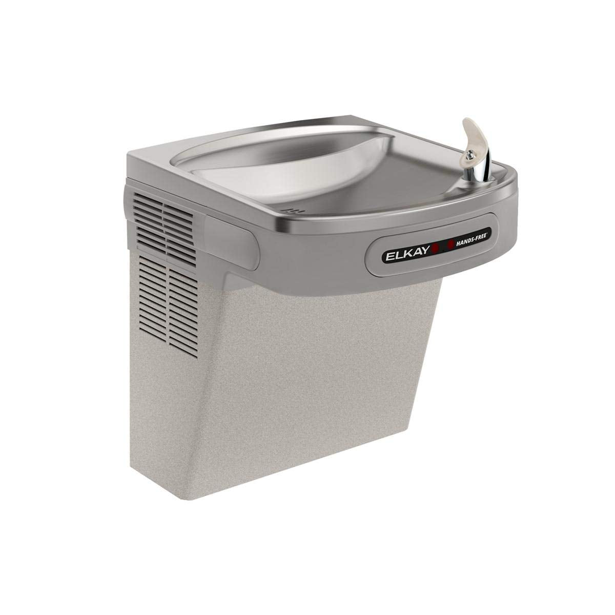 Elkay EZO8 8 GPH ADA Wall Mount Single Level Hands Free Water Cooler - Light Gray Granite