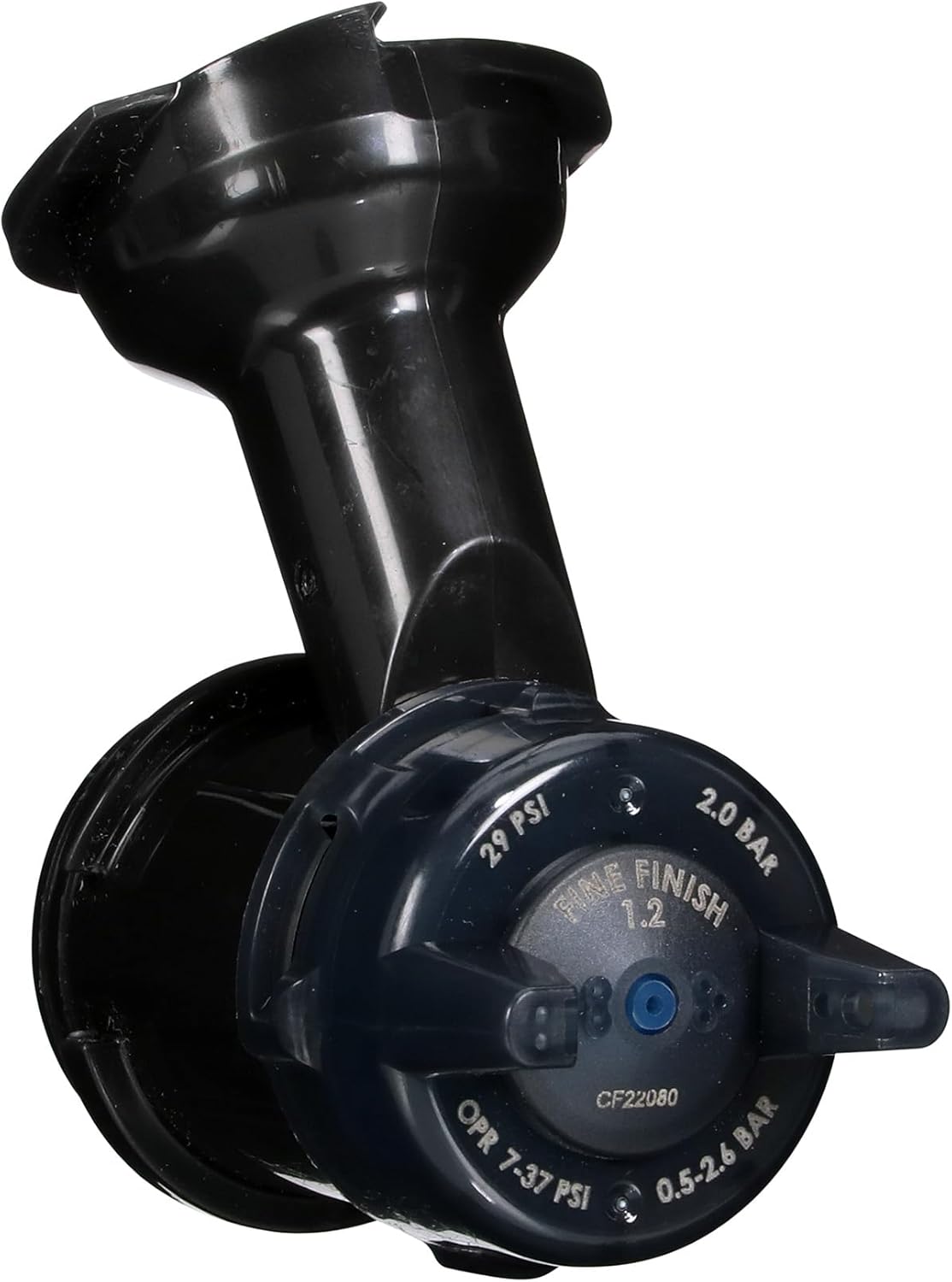 3M Performance Gravity Fine Finish (Compliant) Atomizing Head 26912, Blue, 1.2, Pack of 5, for Automotive Paint Application, High Viscosity, Clear Coat, Primer Spraying