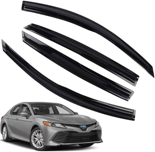 Rain Guards for Camry 2018-2023, Tape-on Side Window Deflectors for Camry, Window Visors for Toyota Cars, for Toyota Car Accessories, 4 pcs