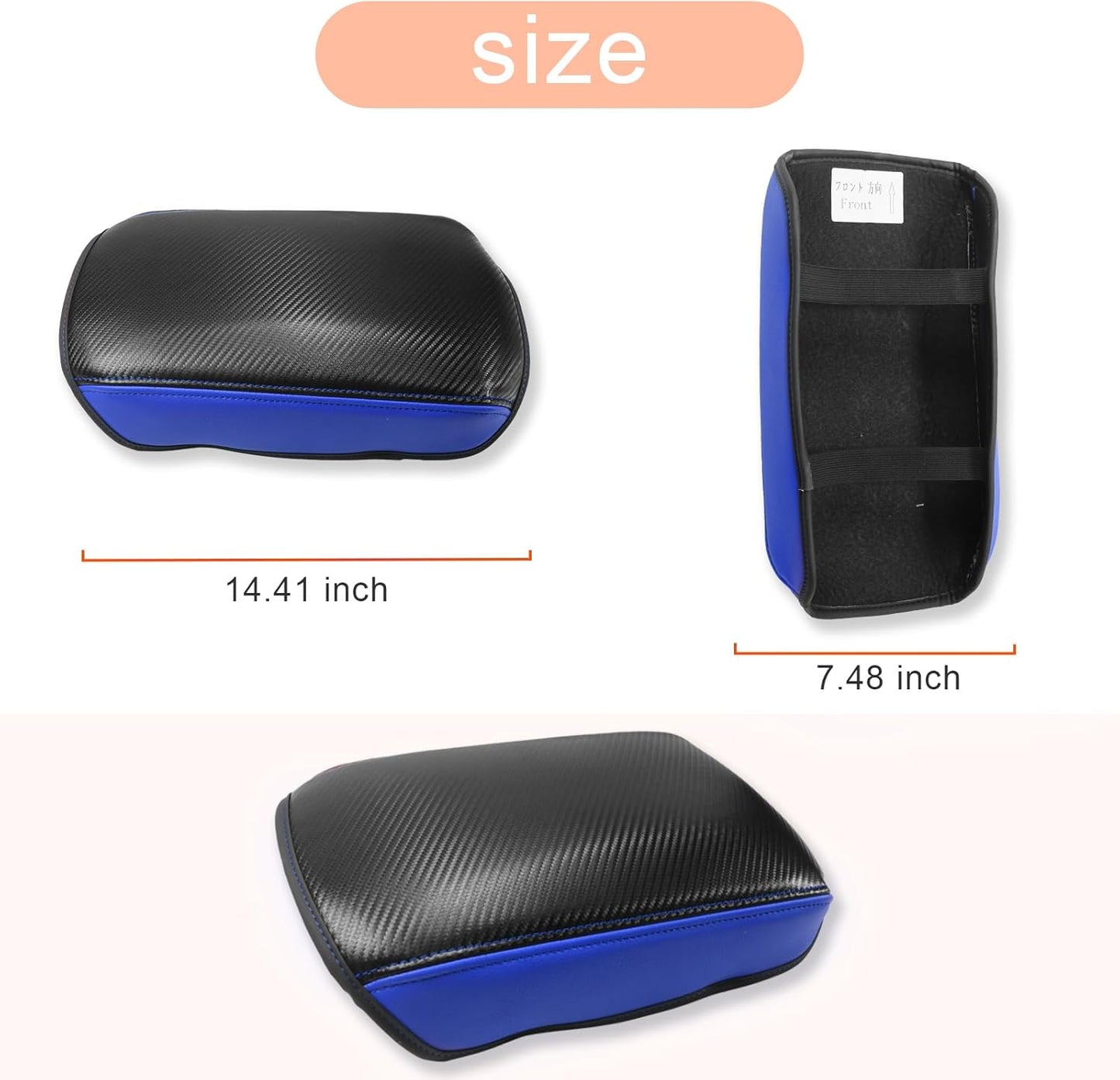 CDEFG for Mitsubishi Outlander 2022 2023 2024 2025 SE, Black Edition, SEL Car Armrest Cover, Center Console Protector Pad Arm Rest Box Cushion Mat Interior Accessories (Not for Outlander Sport)