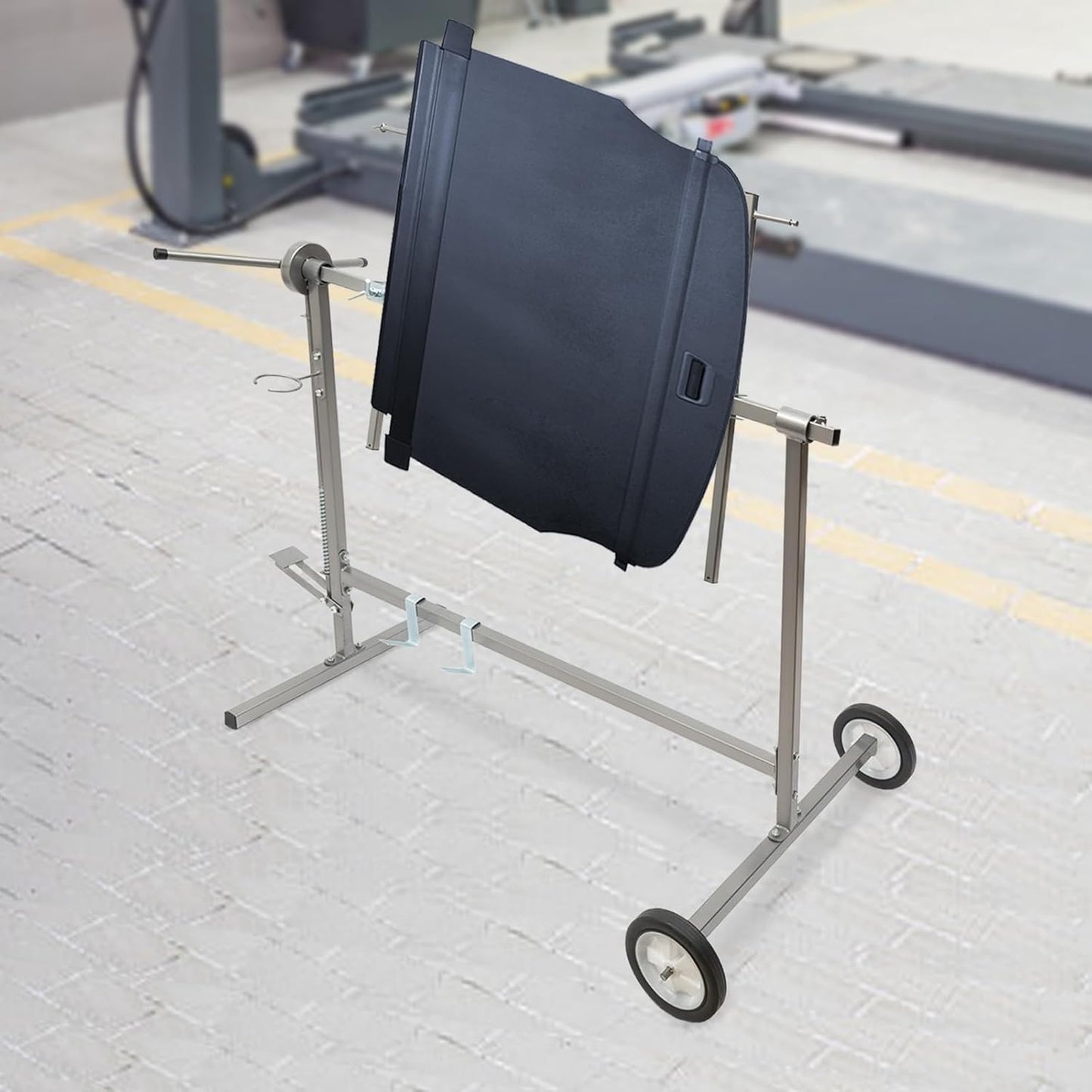 Adjustable Car Body Paint Rack, Paint Stand Repair Work Stand, Bumper/Body Panel/Door Hood Stand Holder, Auto Body Tool for Garages, Repair Shops, and DIY