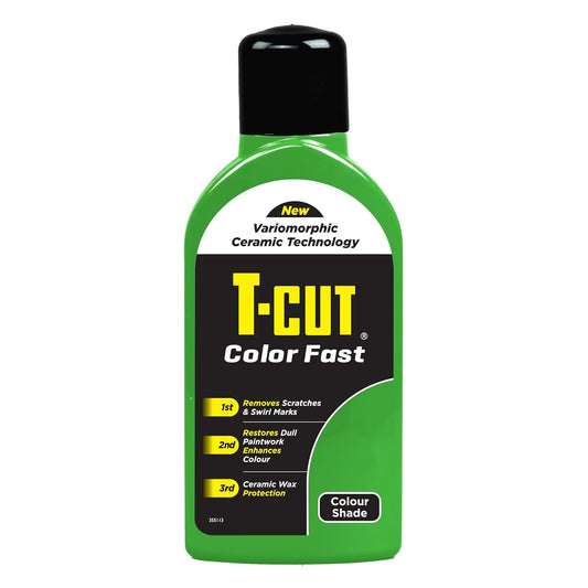 T-Cut Dark Green Scratch Remover Color Fast Paintwork Restorer Car Polish, 13 Colors Available, 17 Fl Oz