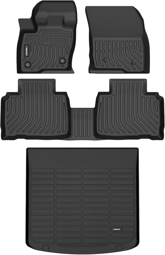 Floor Mats & Cargo Liners for 2019-2023 Lincoln Nautilus/2016-2018 Lincoln MKX - All Weather for Lincoln Nautilus Floor Mats, for Lincoln MKX Floor Liner Cargo Mat Trunk Liner, Black