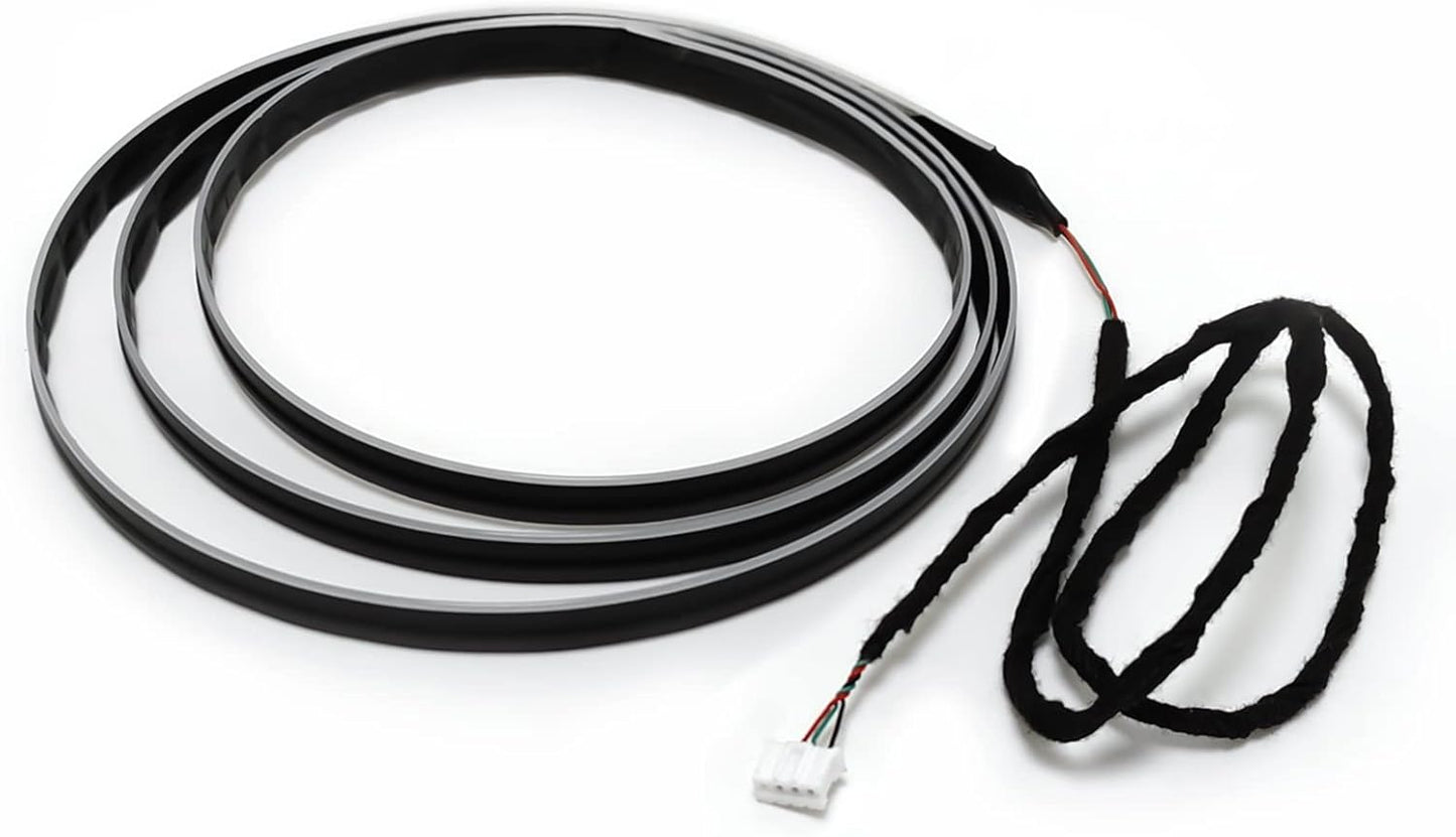 Dreamcolor Acrylic Interior Car LED Strip Light 14-inch, which fit for dreamcolor Main Controller Connects and sub-Controller kit (not Including), Not Applicable dreamcolor 5 in 1(Single Controller)