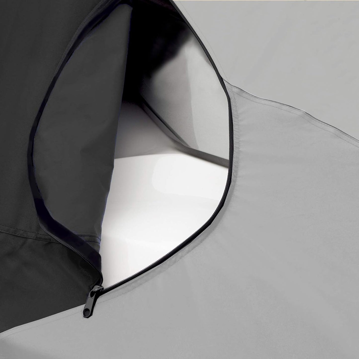 JetPro Trailerable Jet Ski Cover, Waterproof Marine Grade 600D Heavy Duty Polyester PWC Cover Gray/Black Color Fits from 116"-125" 2 Seater