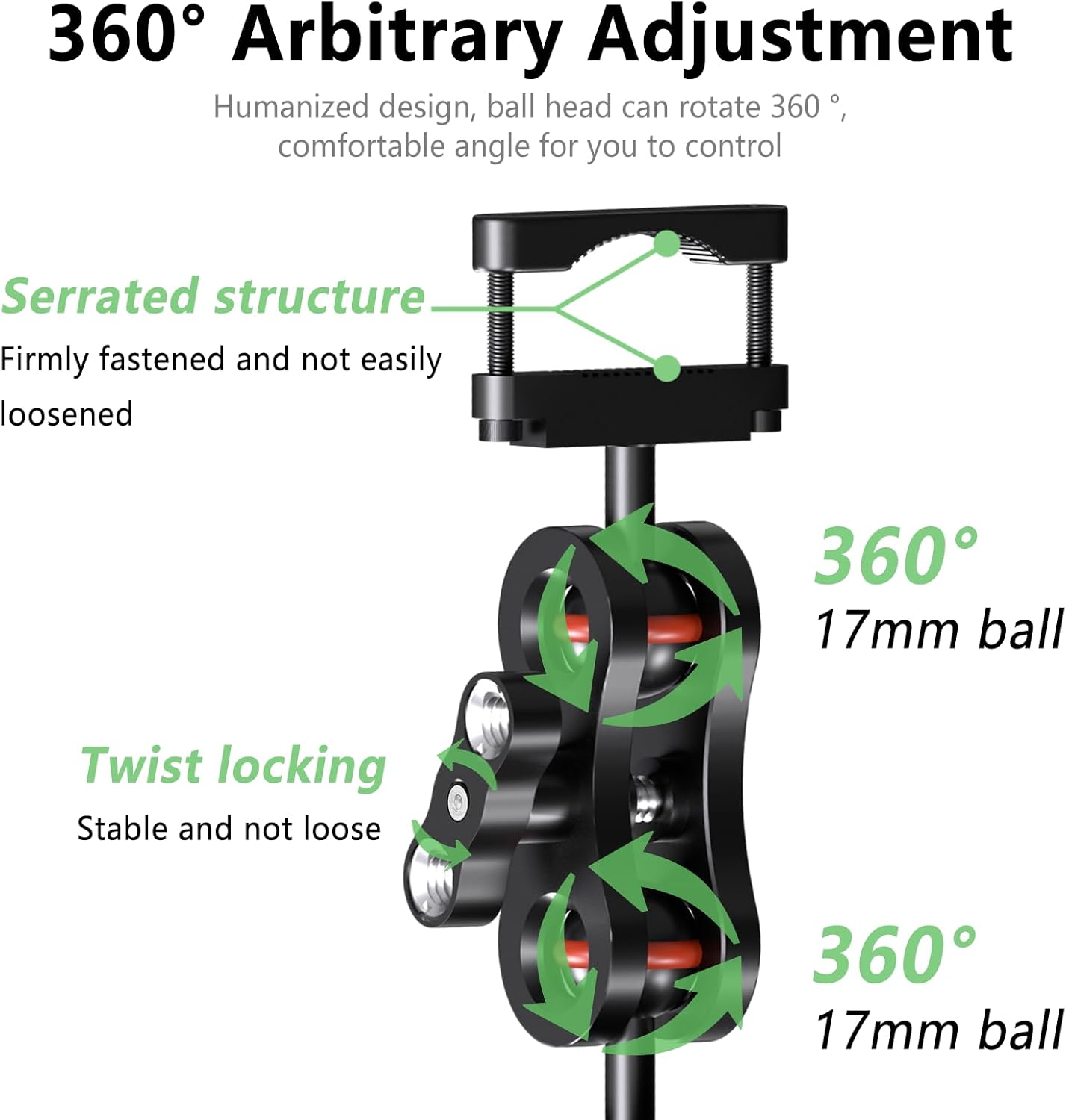 Radar Mount Mirror Mount Bracket，Aluminum Radar Detector Mount (for Escort Max Max2 MAX360 Radar Mount)