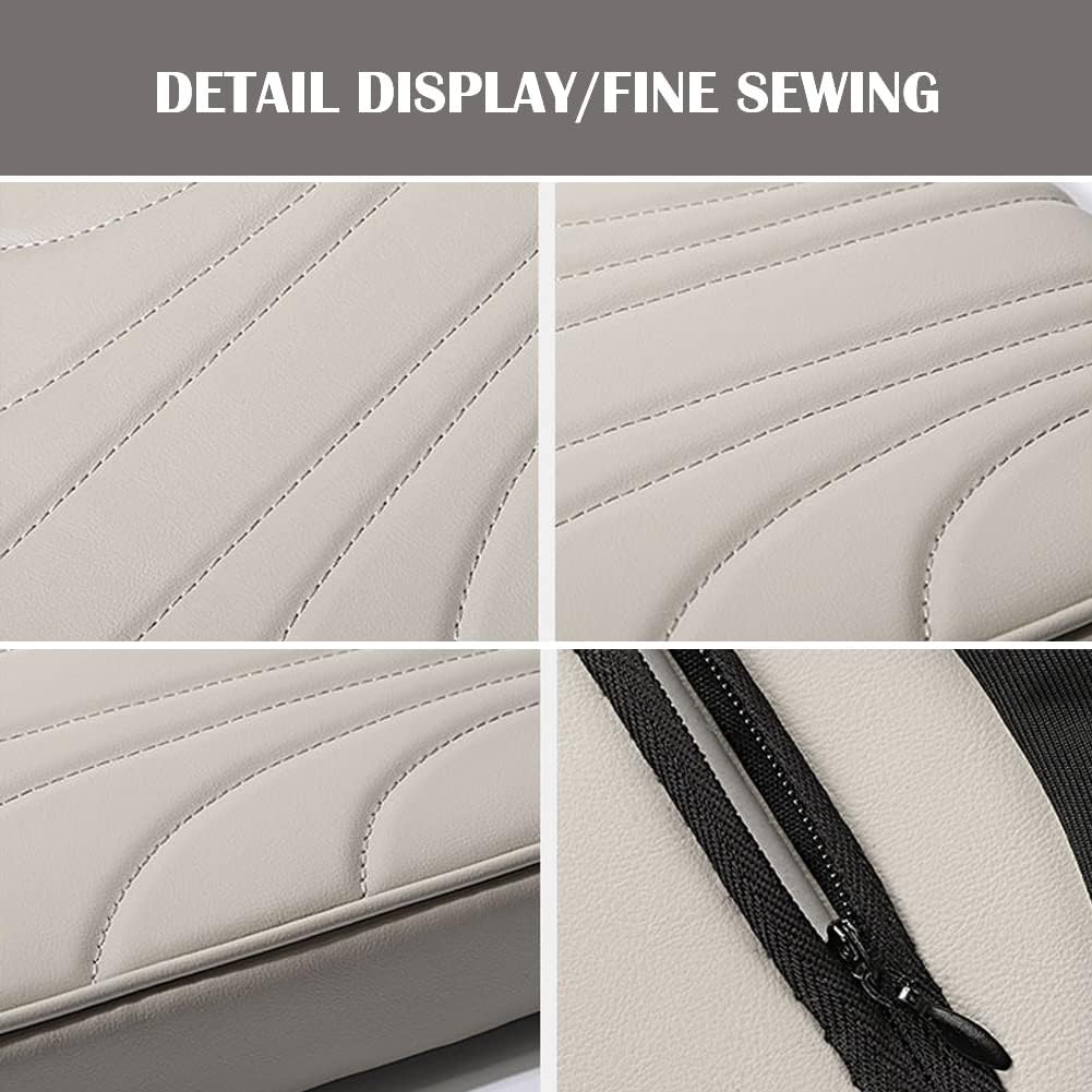 Upgraded Car Center Console Pad,Elbow Rest Pillow,PU Leather Armrest Cushion, Relieve Arm Fatigue,Great for Long-time Driving,Universal Car Armrest Seat Box Cover Protector for Most Vehicles