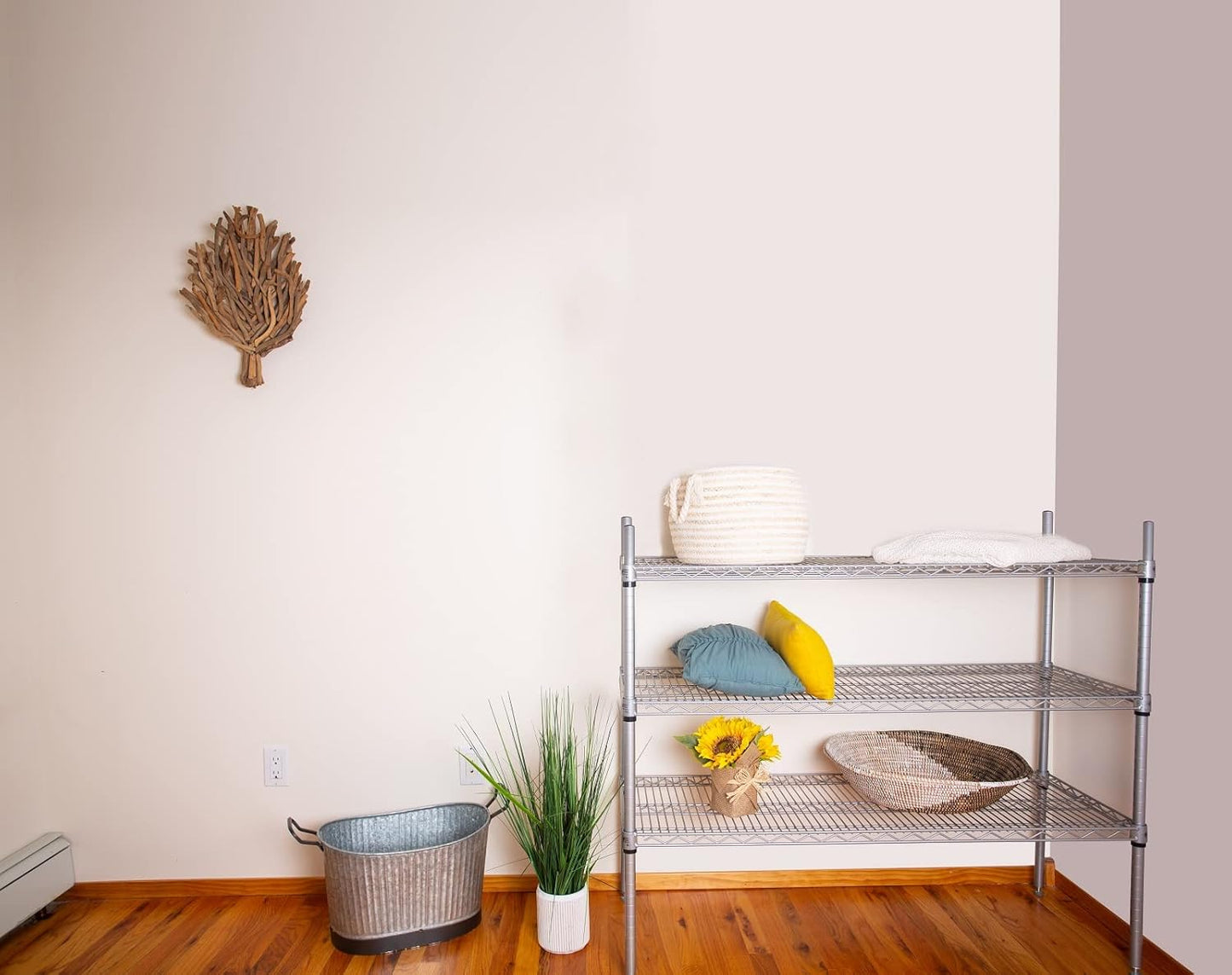 Omega 21" Deep x 72" Wide x 74" High 3 Tier Gray Starter Shelving Unit