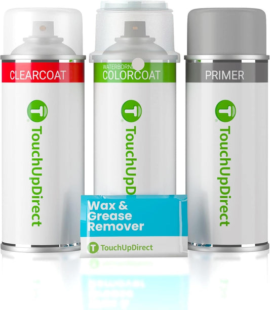 TouchUpDirect 1C8 Luner Mist Silver Metallic for Toyota Exact Match Touch Up Paint Aerosol - Preferred Package