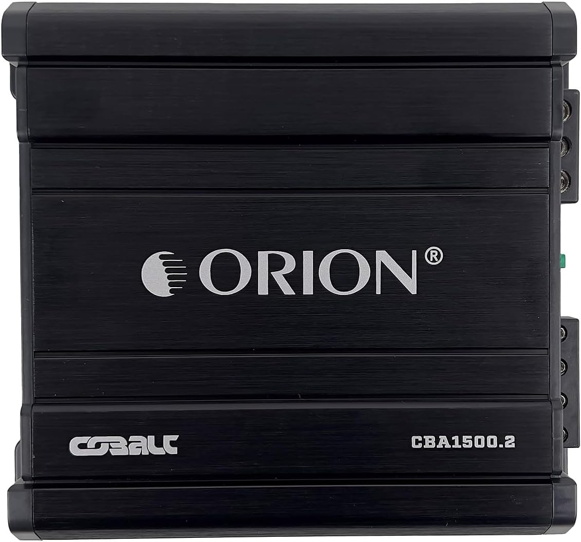 Orion Cobalt Series CBA1500.2 High Efficiency 2-Channel Class A/B Amplifier for Car Audio Stereo - 1500W High Output, 2/4 Ohm Stable, Adjustable Low/High Pass, Bass Boost, MOSFET Power Supply