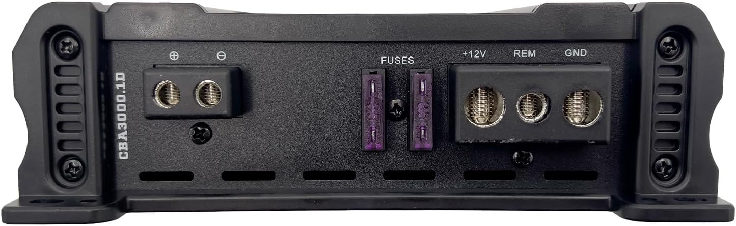 Orion Cobalt CBA3000.1D Monoblock 1-Channel Class D Amplifier for Car Subwoofer, 3000W, 2/4 Ohm Stable, Adjustable Low Pass & Subsonic Filter with Bass Boost, MOSFET Power Supply, Bass Knob Included