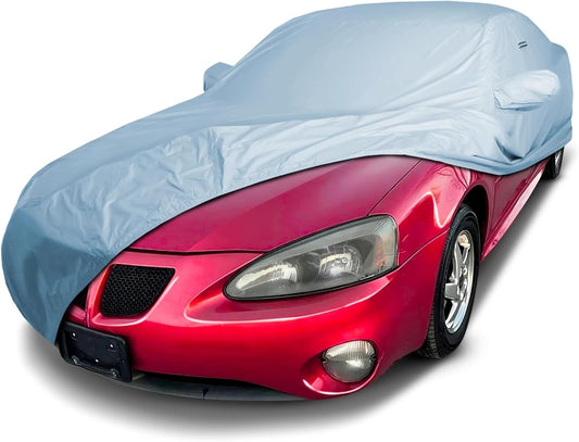 iCarCover Premium Car Cover for 1988-2008 Pontiac Grand Prix Heavy Duty Waterproof All-Weather Automobiles Custom Fit Indoor Outdoor UV Snow Protection Covers with Straps and Bag