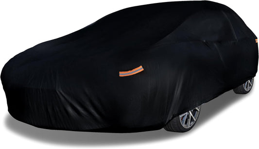 EzyShade 10-Layer Waterproof Sports Car Cover. See Vehicle Size-Chart for Accurate Fit. All Weather Outdoor Covers. Thunderbird Impala Grand Fury. Sun Snow Wind Rain. Black, Size C7 (See SizeChart)