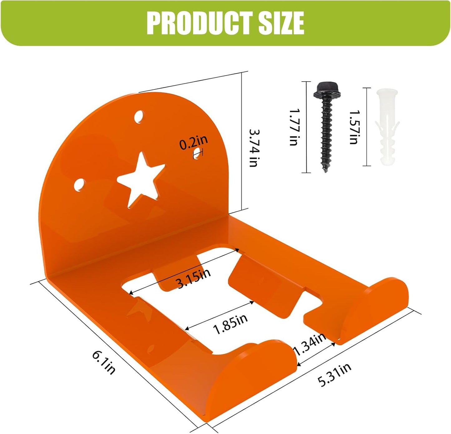 MusixiA Garage Organizer Trimmer Rack,1 Pack Heavy Duty Weed Eater Hanger,Trimmer Hanger for Grass Trimmer, Hedge Trimmer Trimmer Power Tool Organizer Wall Mount