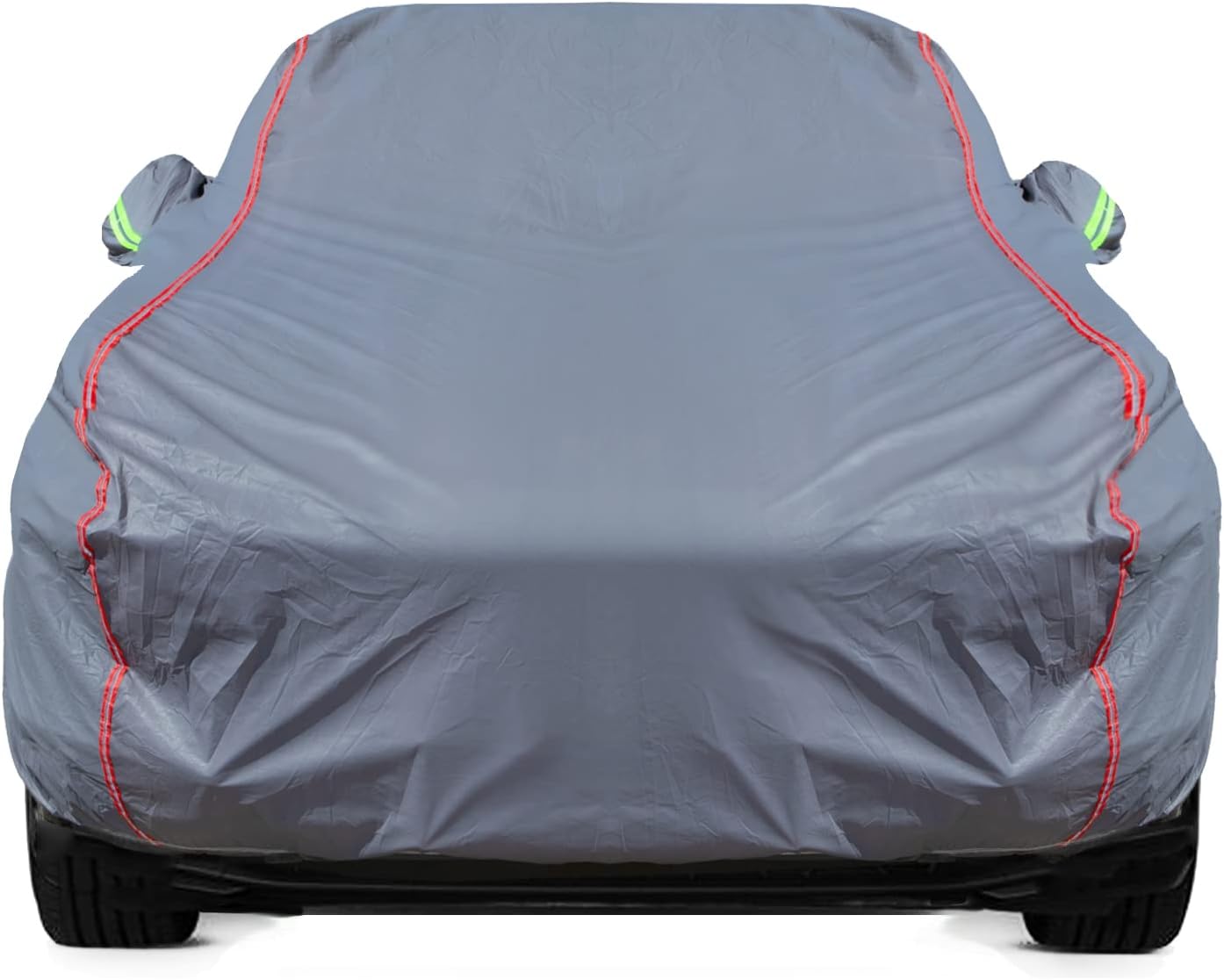 Breathable New Material, Waterproof Car Cover, Locks and Zipper Doors, Sunscreen Waterproof UV Prevention Snowproof Wind and Windproof,Suitable for Indoor Outdoor,for Sedan (205" to 216") C5