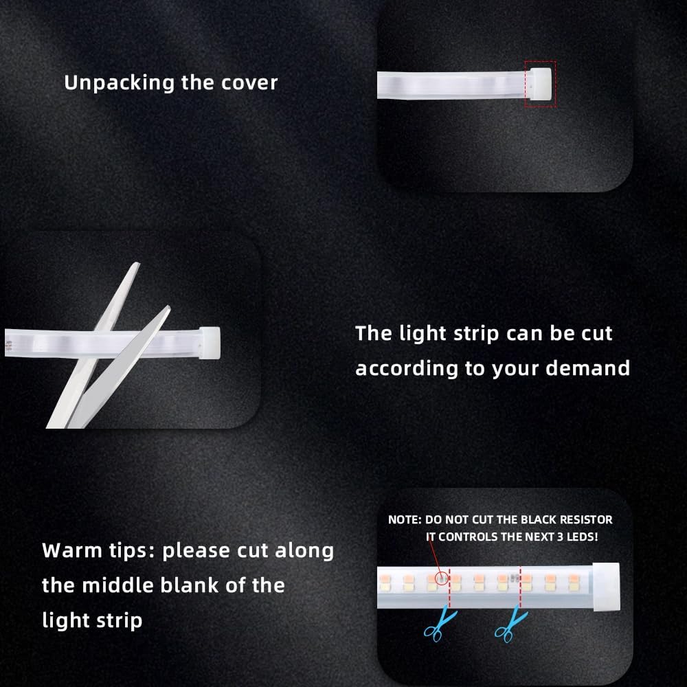 Upgrade Dynamic Flowing Car LED Trunk Light Strip, 158Inch Universal Flexible Cutting Silicone Waterproof Neon Lights Strip, 12V Interior Ambient Lighting for Cars SUVs(Blue)