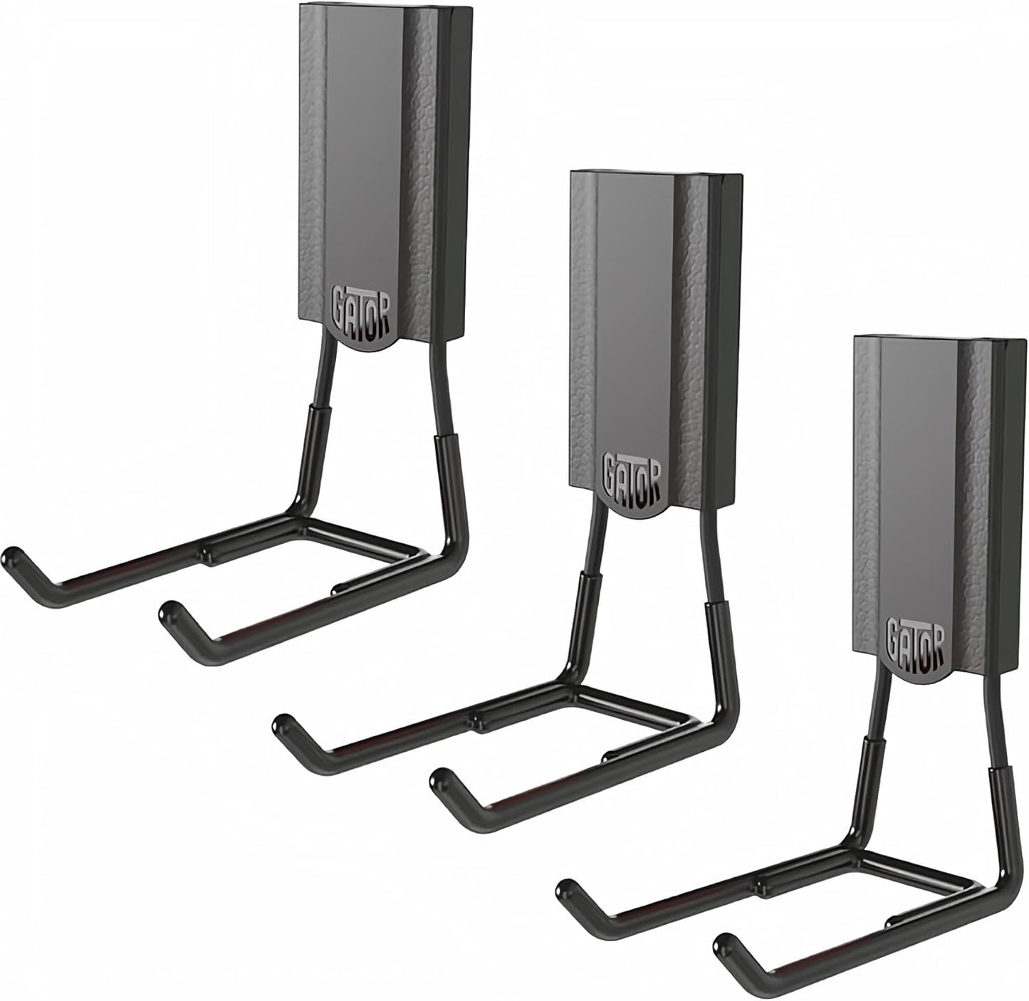 GATOR MAGNETICS Open Storage Hook: 4in Black 3-Pack, The Ultimate Workshop & Garage Storage Systems, Heavy Duty Magnetic Hooks, Sturdy Tool Organization Solutions, 25lb Hold, for All Steel Surfaces