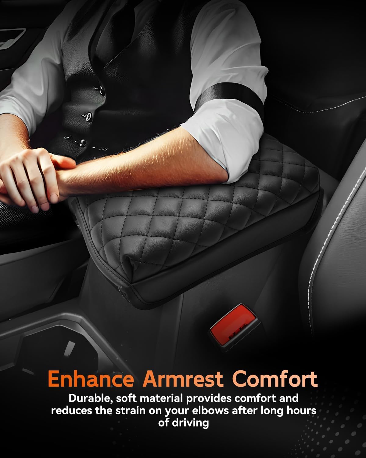 CDEFG for Volkswagen Taos 2022-2025 Center Console Cover Armrest Box Cover for VW Taos (S, SE, SEL) 2022 2023 2024 2025 Accessories Console Arm Rest Protector