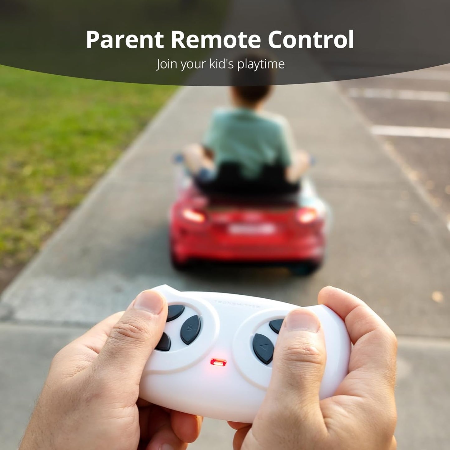 Electric Ride on Car for Kids, Licensed Audi 12V 7Ah Kids Ride-on Toy for Toddlers 3-5 Year Old Girls with Remote, Bluetooth - Red