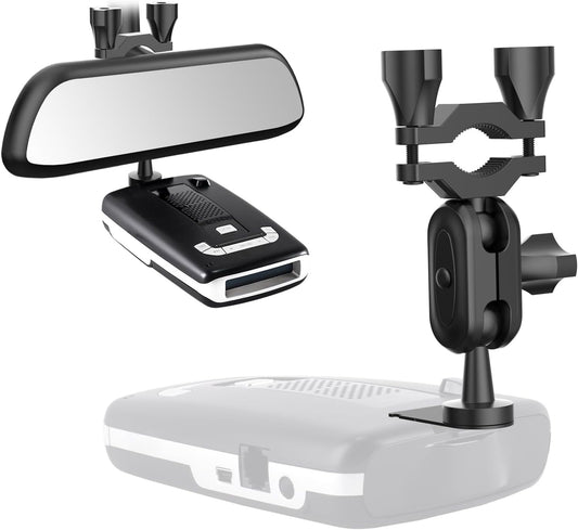 Radar Detector Mount,Rearview Mirror Stem Radar Detector Mount,for Escort Max,Max2,MAX360 Radar (Not Compatible with MAX360C & MAX3,Not Suitable to Radar Mount with Magnetic Connection)