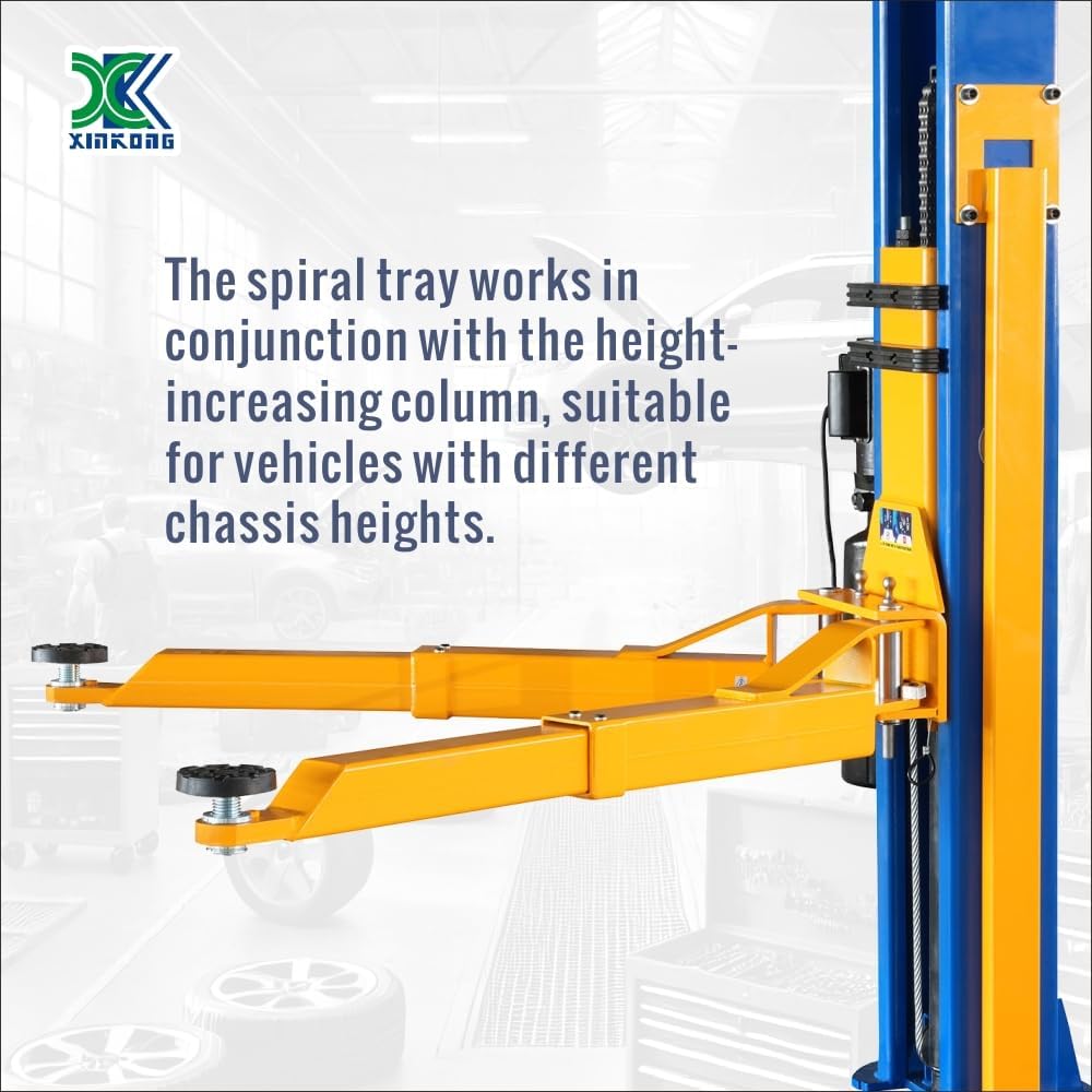 XK-1150 Auto Lift Car Lift Capacity 11500 Lbs Two Post Truck Hoist with 36 Months Parts Replacement