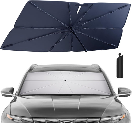 Windshield Sun Shade Umbrella: for Hyundai Tucson-2022-2024 2025 - Front Custom Car Window Shades - Foldable Sunshades Block UV Keep Cool