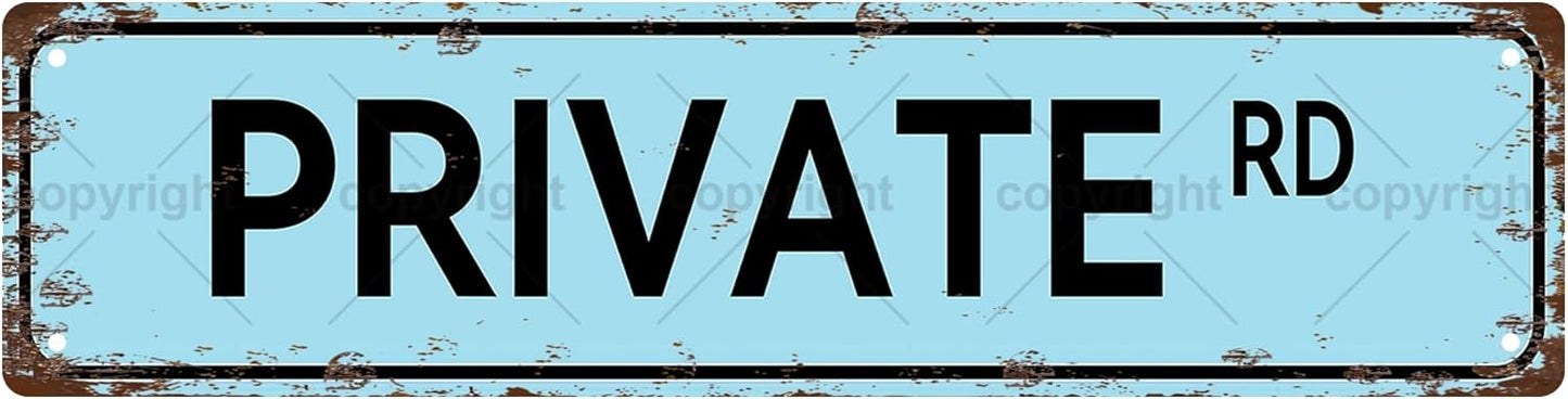 Vintage Metal Tin Sign, Street Sign, Home Decor, 16 x 4 Inch