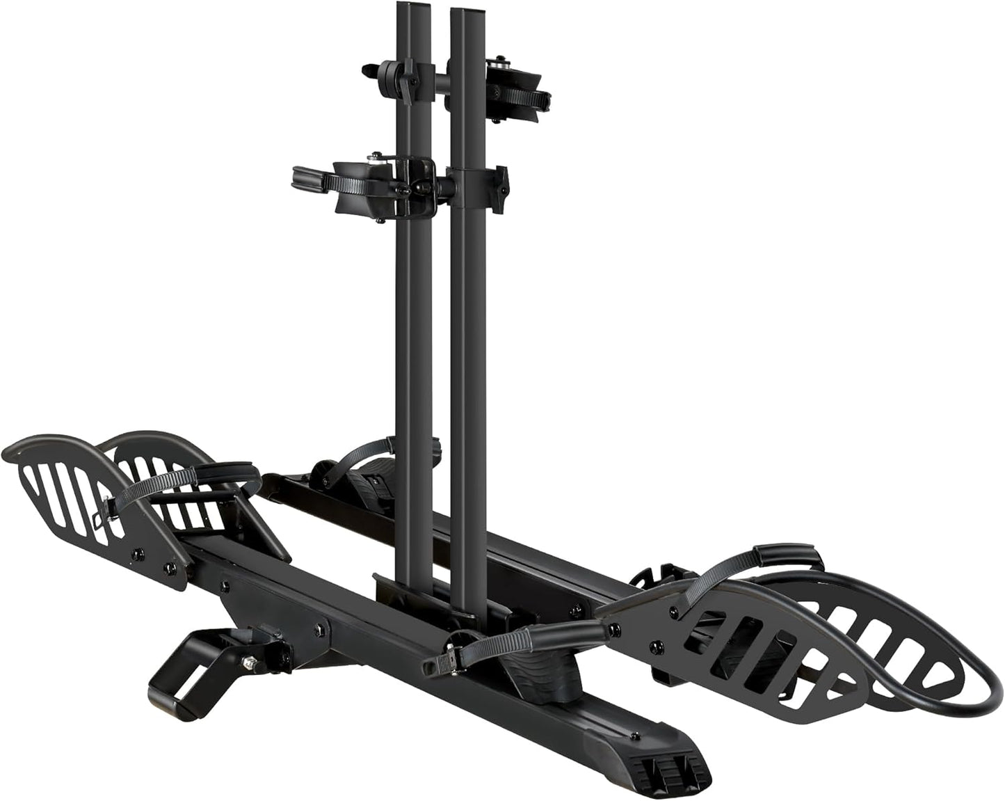 E-Bike Rack Hitch Mount Platform Style for Cars Trucks SUVs Minivans RV, fits E-Bike with Up to 5-inch Fat Tire Carrier Rack 200 lbs Capacity