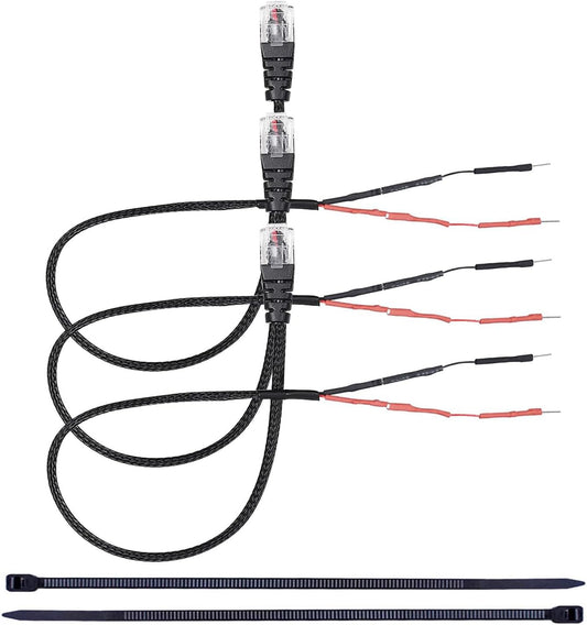 RJ11 Power Cord Compatible with Uniden Radar Mirror Wire Detectors,Model (3005201U) Fits R1 R3 R4 R7 R8 (3 Pack)