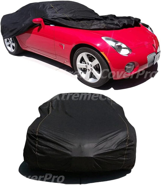 All Weather Waterproof car Cover Good for rain Snow uv Protection dust Small Coupe TT Z3 del Sol S2000 MX-5 Miata SLK Solstice MR2 MRS Black