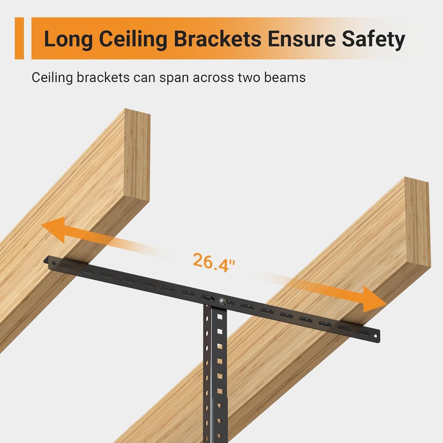 4x6ft Overhead Garage Storage Rack, Heavy Duty Metal Ceiling Shelf, 22'' to 40" Adjustable Dropdown, 450lbs Loading Weight Capacity, White