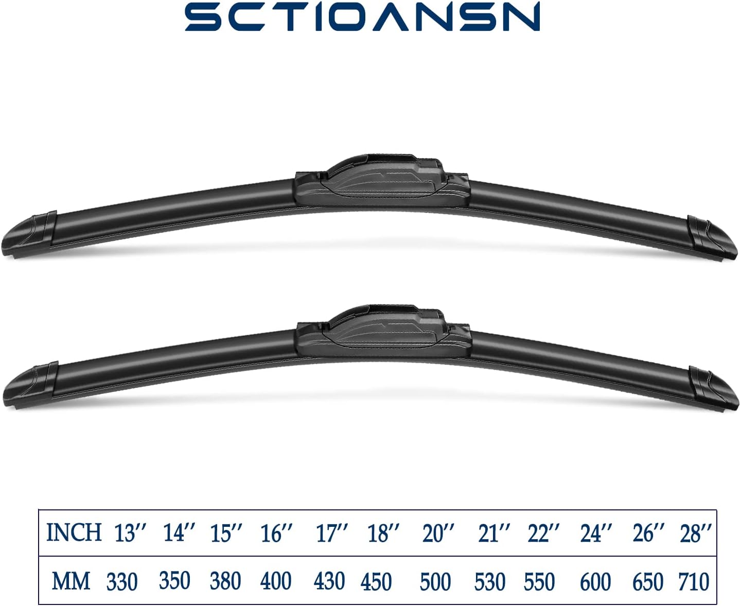 3 Windshield Wipers Set for TOYOTA RAV4 2006 2007 2008 2009 2010 2011 2012, Windshield Wiper Blades Original Equipment Replacement Front and Rear- 24"/17"/12A" (Pack of 3) J- HOOK