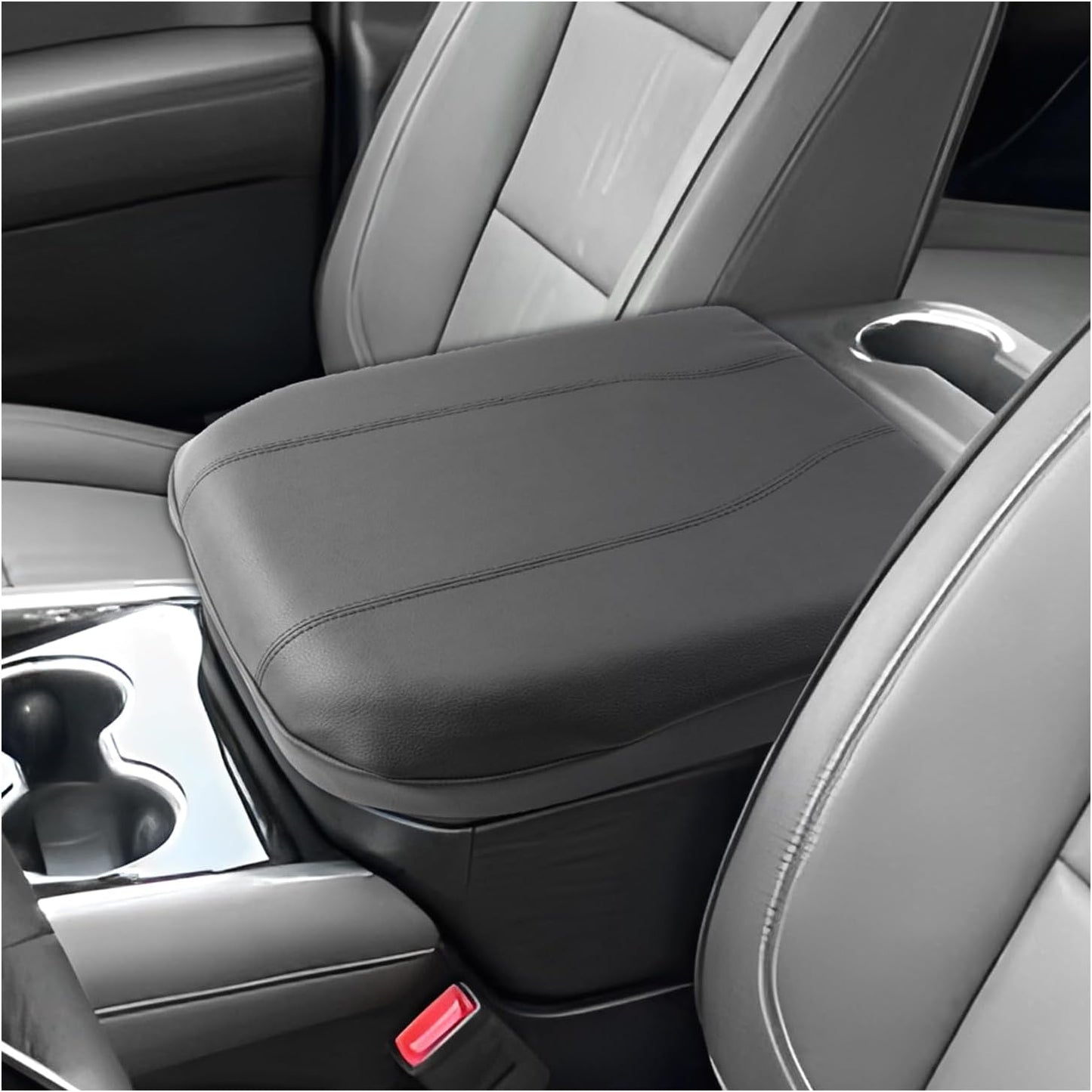 SXCY for 2025 Chevy Tahoe Suburban Armrest Cover for 2025 Chevrolet Tahoe Accessories 2025 Tahoe Center Console Cover 2025 Tahoe Suburban Middle Console Cover (Thin Cover)