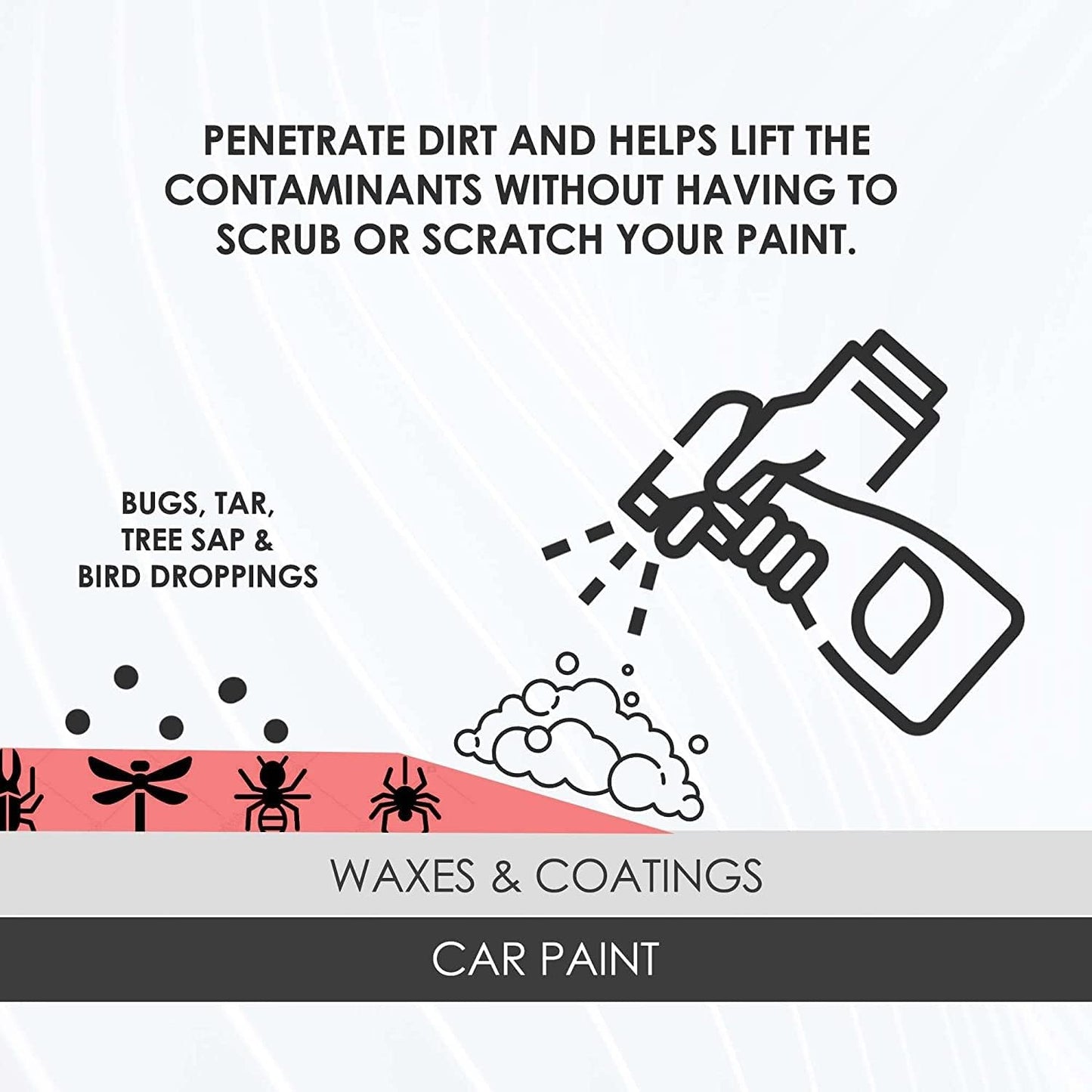 WASH&WHIPS Hockenheim Insect Remover - for Droppings & Grease for Car Detailing, RVs, Trailers, Airplanes Professional Strength Dissolves without Scratching, 16 fl oz (2pk)