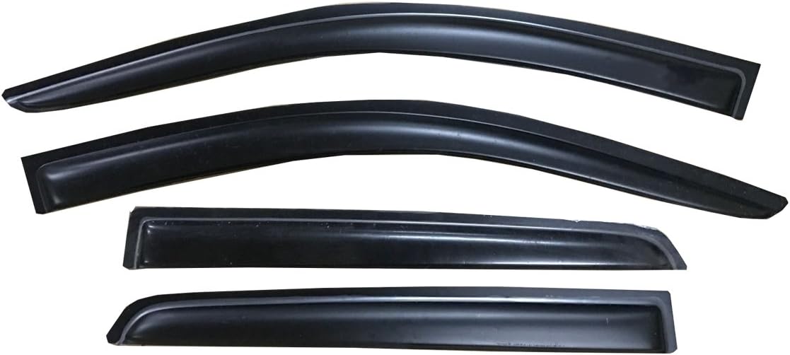 Window Visors Compatible with 2009-2016 Dodge Journey Sun/Rain Guards Wind Deflector 4pc